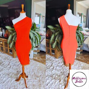 Bright Orange Mini Dress